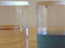 volume of oil and water